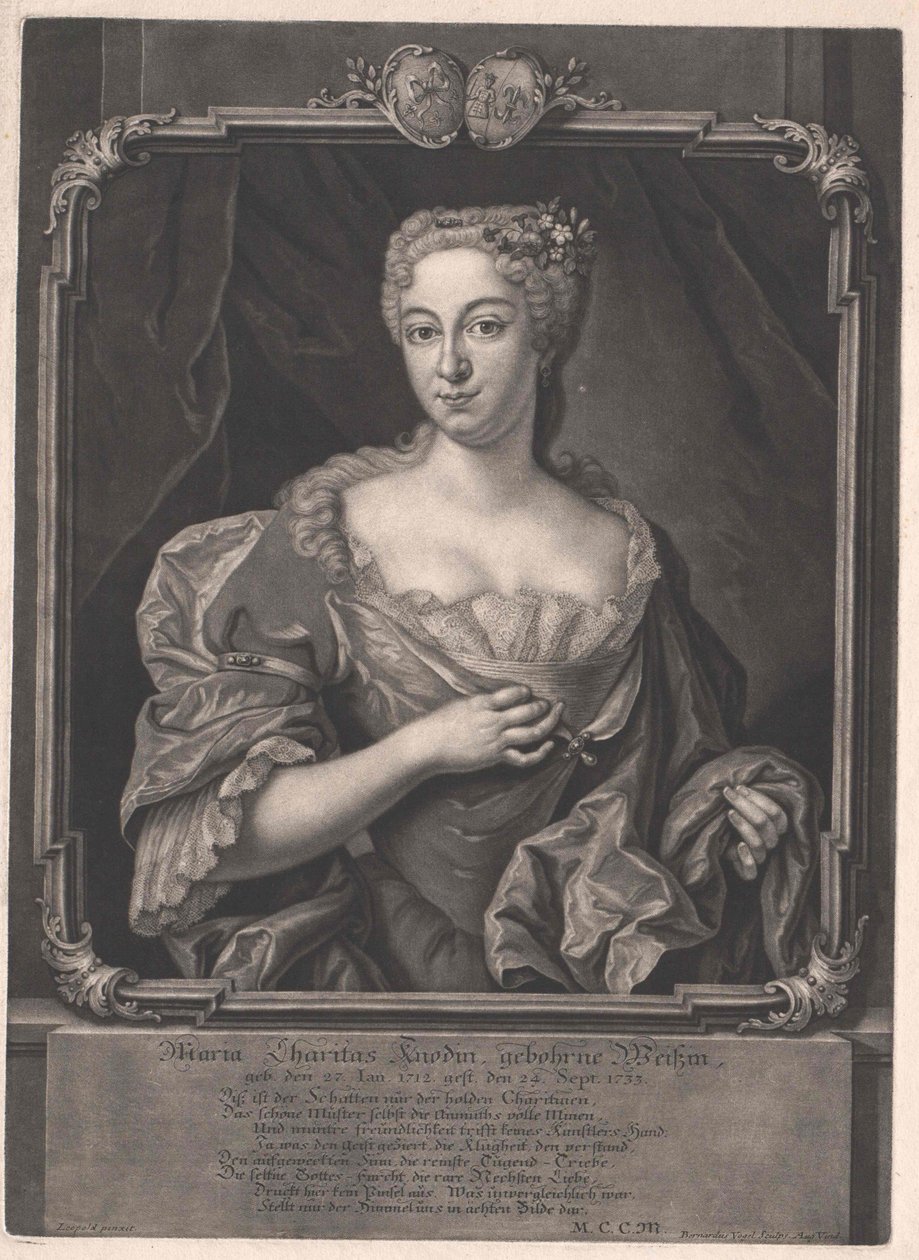 Maria Charitas Weiss door Artist Unknown