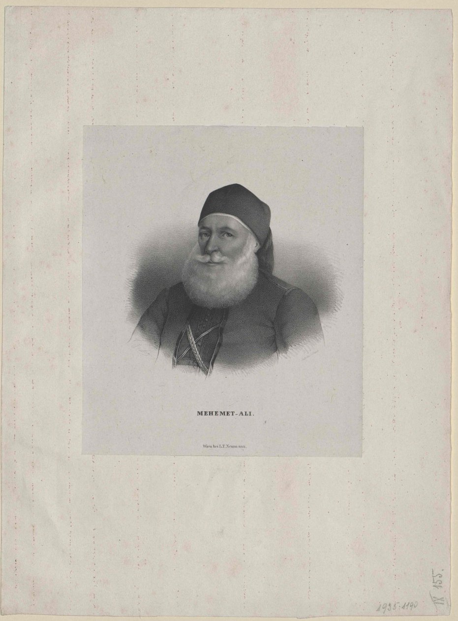 Mehemed Ali bashaw (afdruk) door Artist Unknown