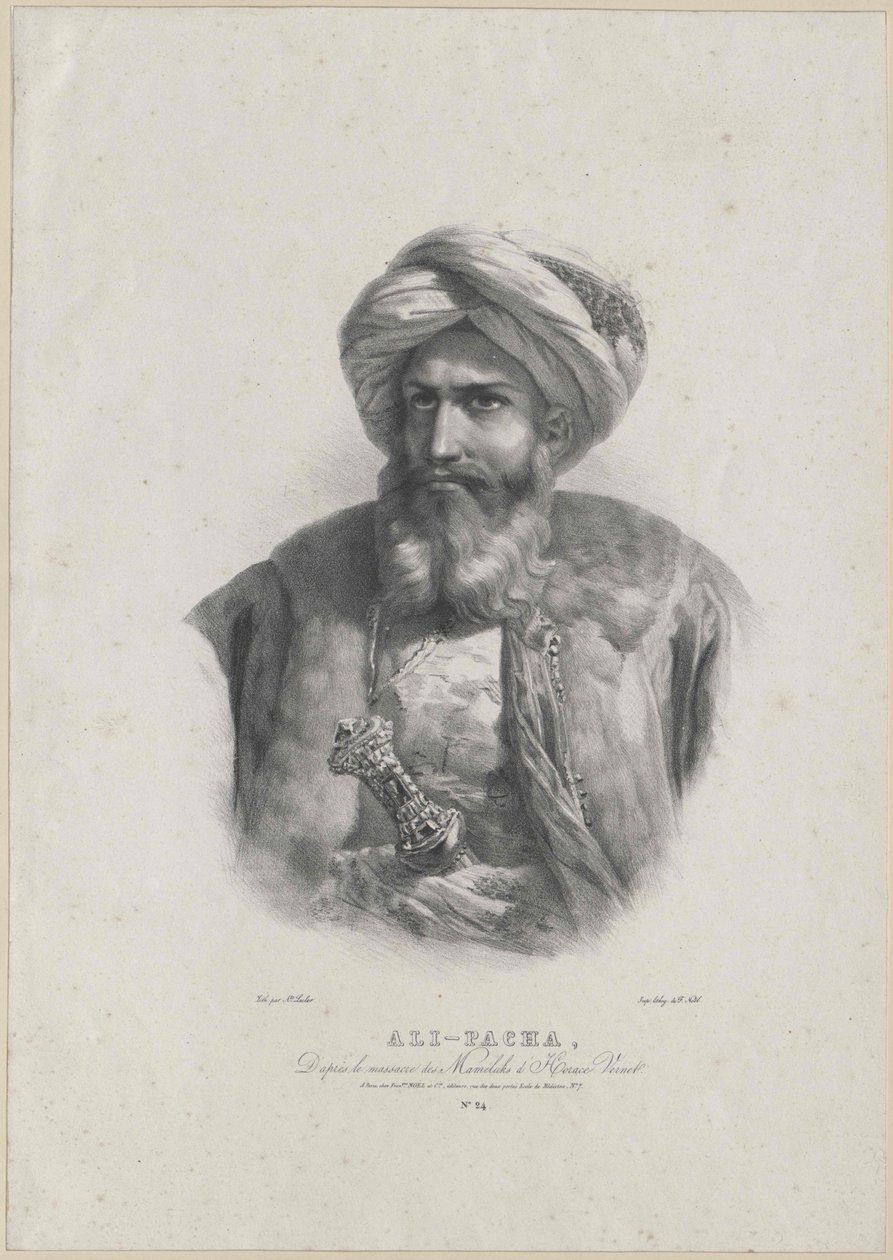Mehemed Ali bashaw (afdruk) door Artist Unknown