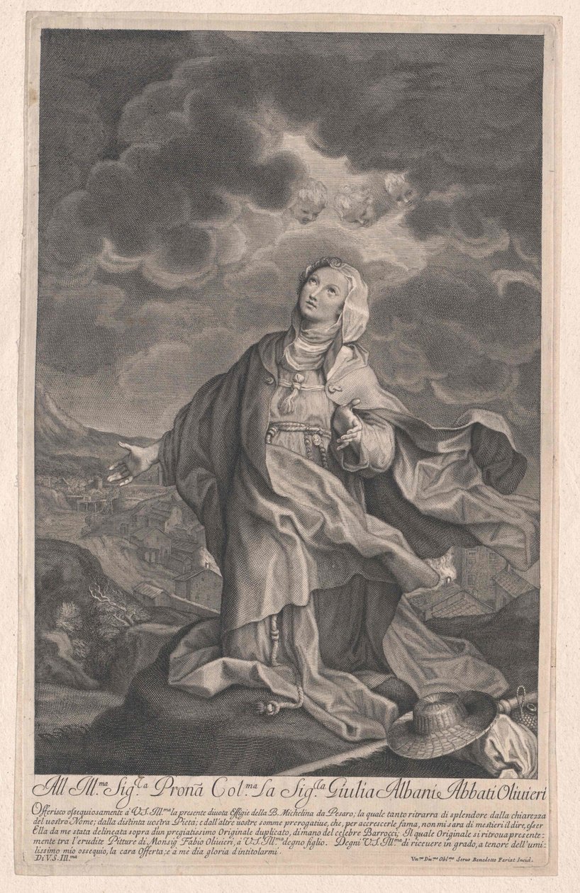 Michelina van Pesaro, door Artist Unknown
