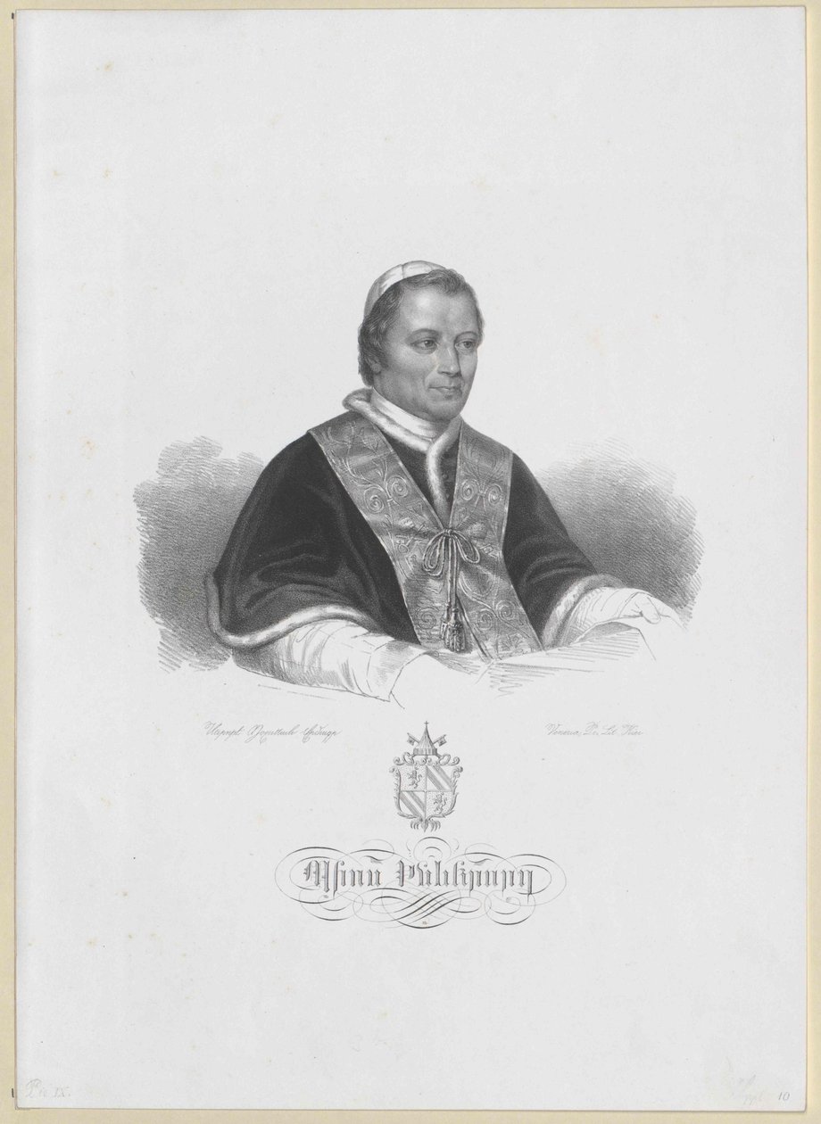 Paus Pius IX door Artist Unknown