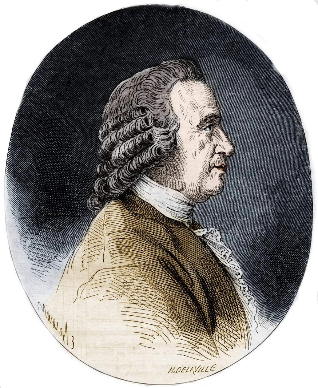 Portret van Louis Jean Marie Daubenton, dit Daubenton, Frans naturalist. door Artist Unknown
