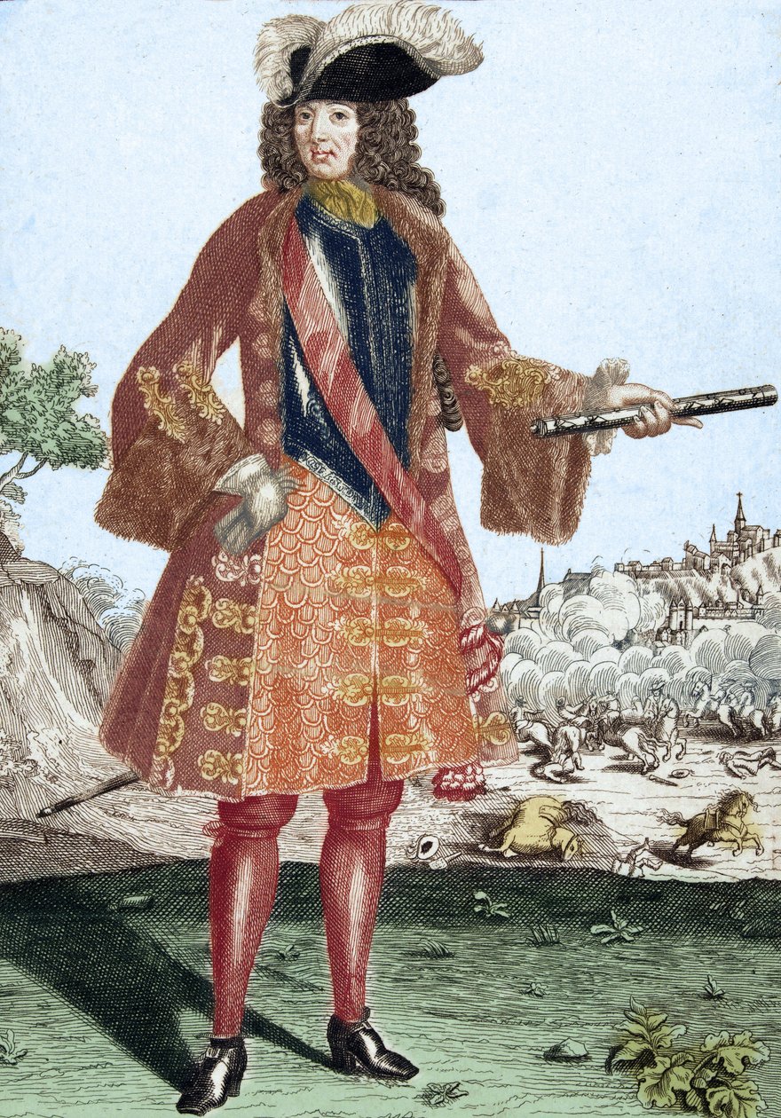 Portret van maarschalk Francois de Neufville, hertog van Villeroy - Francois de Neufville de Villeroy door Artist Unknown