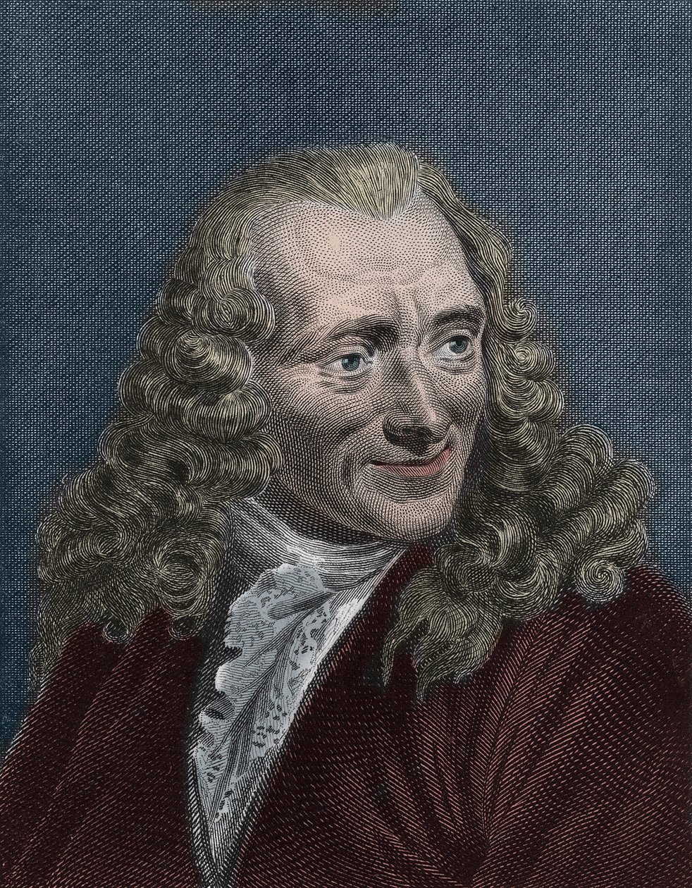 Portret van Voltaire door Artist Unknown