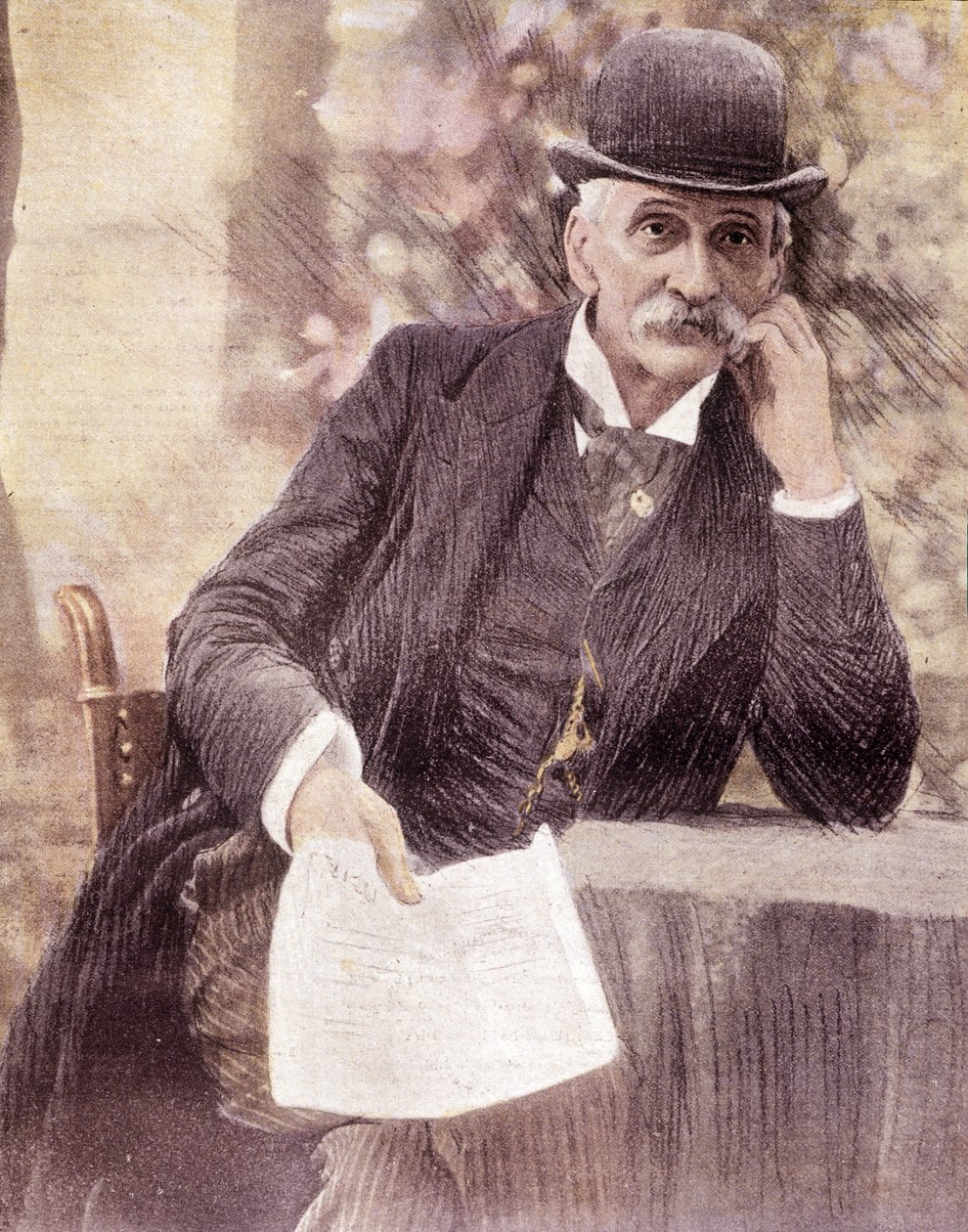 Portret van de voorzitter van de Italiaanse Raad Giuseppe Zanardelli (1826-1903). door Artist Unknown