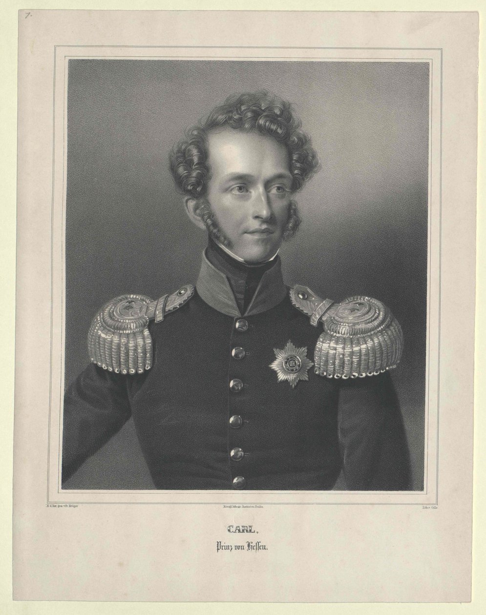 Prins van Hessen en aan de Rijn Karl Wilhelm Ludwig door Artist Unknown