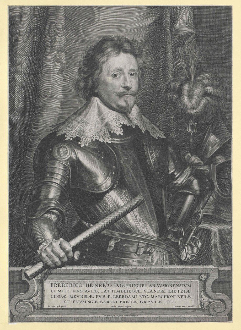 Prins van Oranje Frederik Hendrik door Artist Unknown