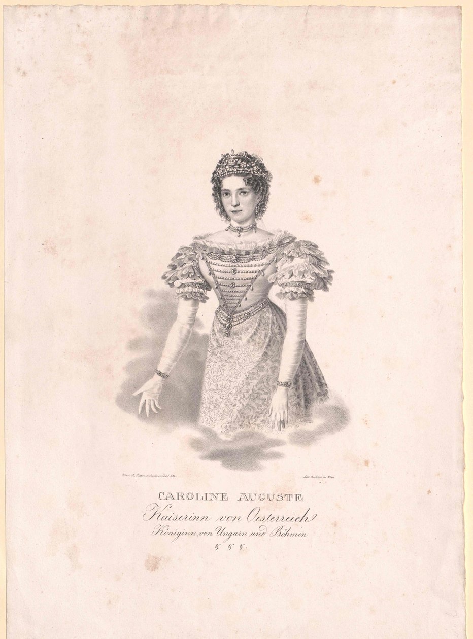 Prinses van Beieren (1792-1873) Caroline door Artist Unknown