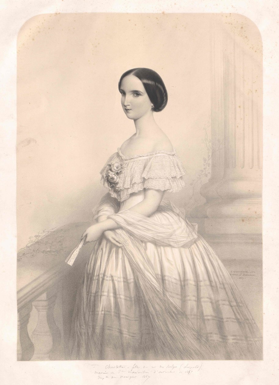 Prinses van België Charlotte door Artist Unknown