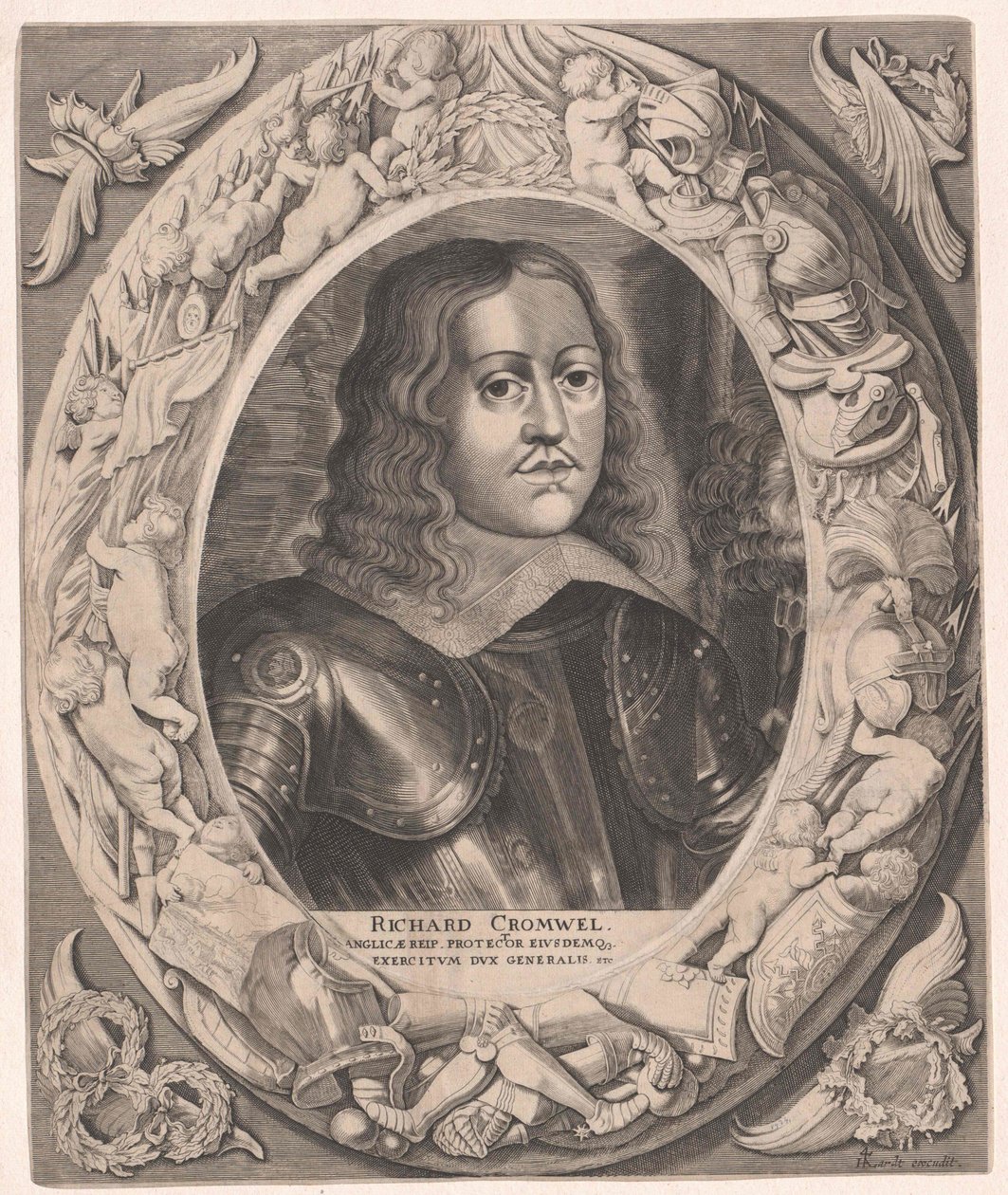 Richard Cromwell door Artist Unknown