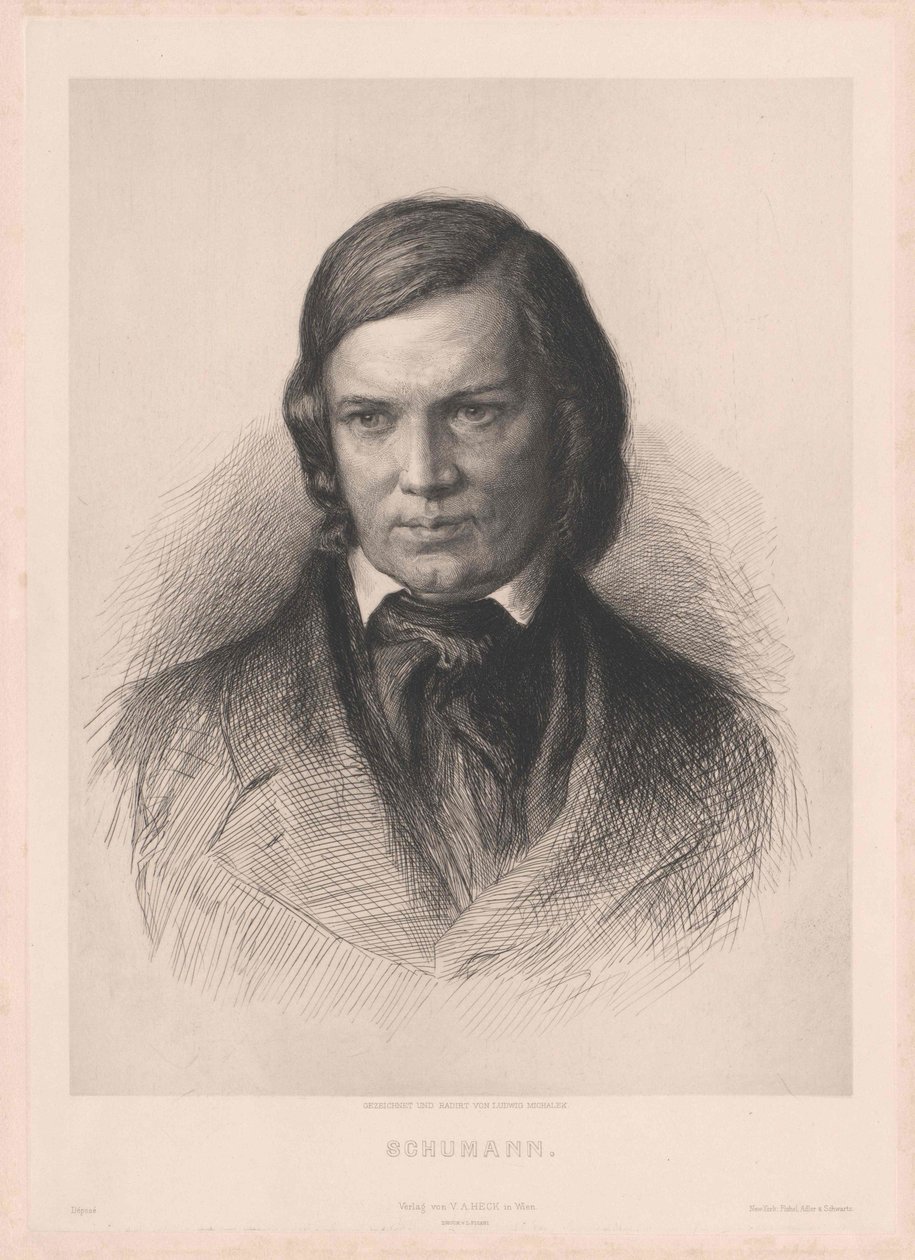 Robert Schumann door Artist Unknown