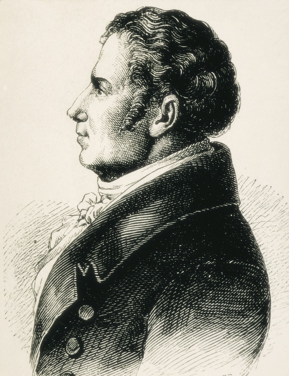 August Wilhelm von Schlegel (1767-1845). Duitse theoreticus van de Romantiek door Artist Unknown