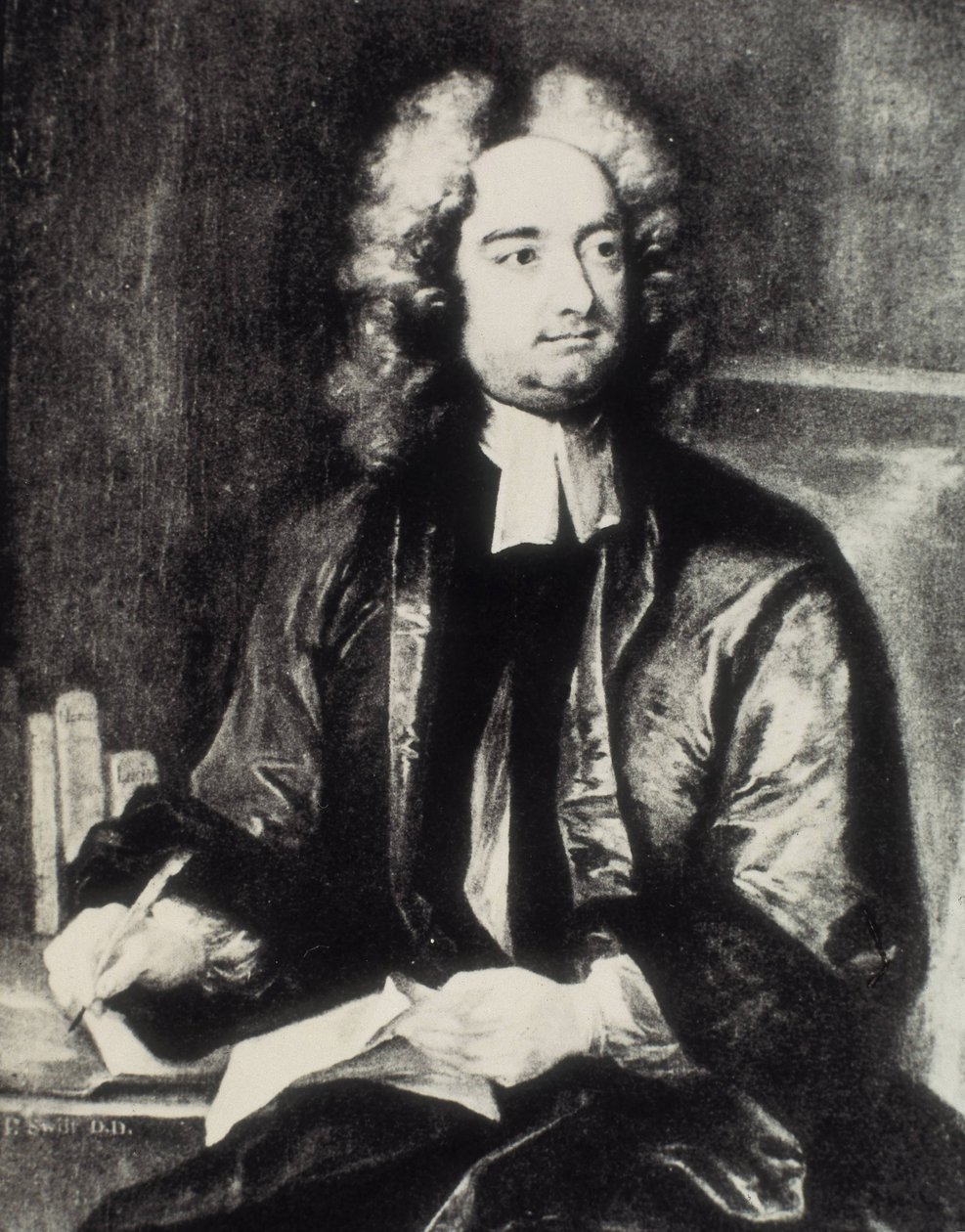 Jonathan Swift (1667-1745). Ierse geestelijke en satirische schrijver. Portret als deken van de St. Patrick