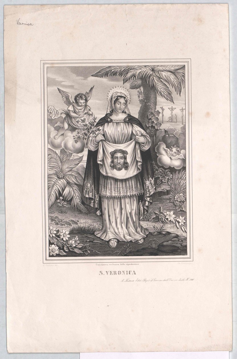 Heilige Veronica door Artist Unknown