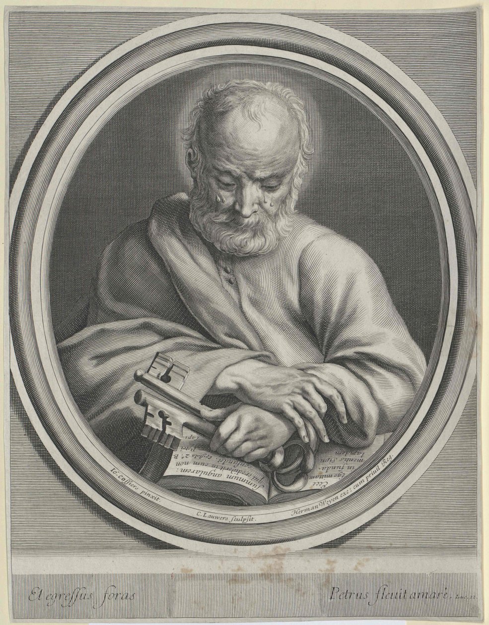 Heilige apostel Petrus door Artist Unknown