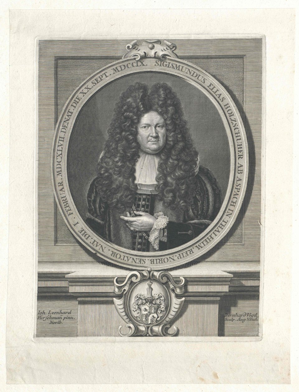 Sigismund Elia Holzschuher van Aspach en Thalheim door Artist Unknown