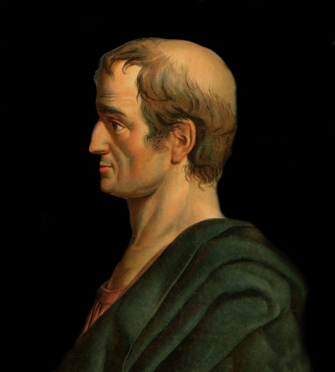 Solon Grieks advocaat, dichter en koopman - Portret van Solon, wetgever en dichter van Athene door Artist Unknown