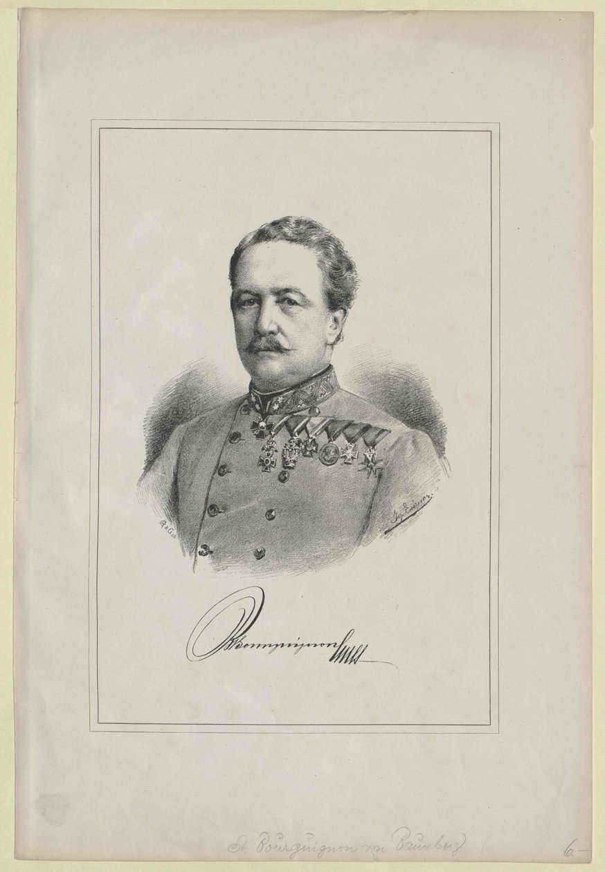 Stanislaus Baron Bourguignon-Baumberg door Artist Unknown