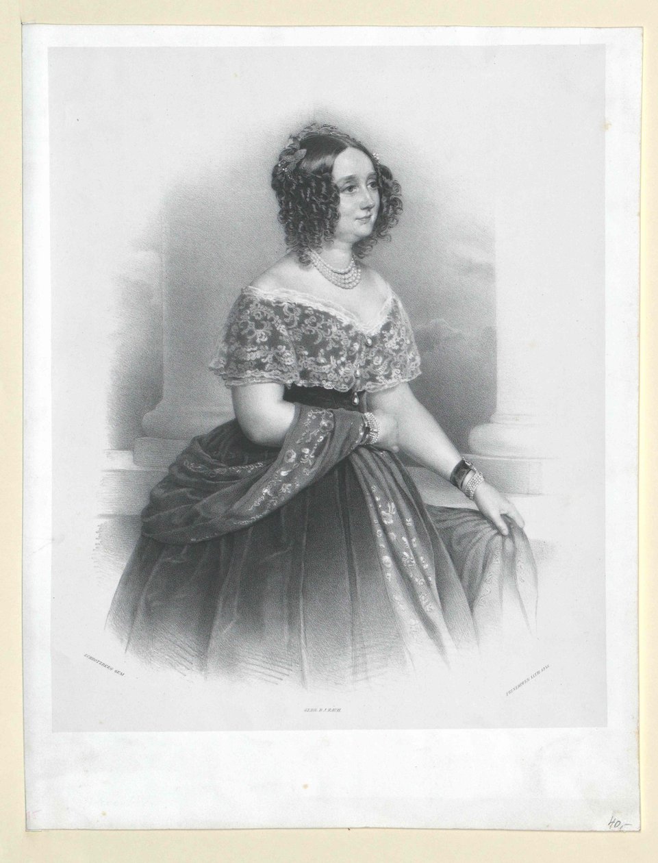 Wilhelmine gravin Colloredo-Mannsfeld door Artist Unknown