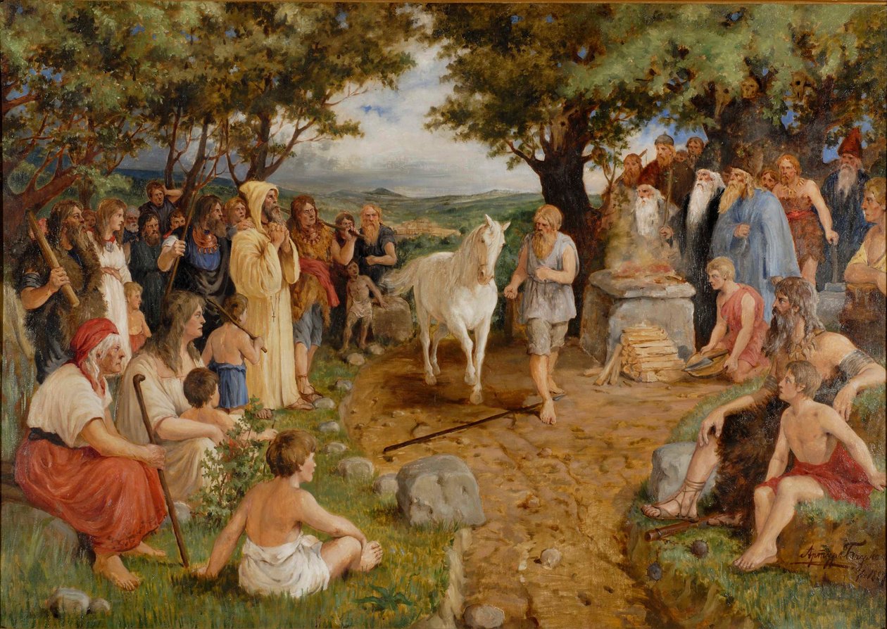 Paard van het lot door Arturs Baumanis