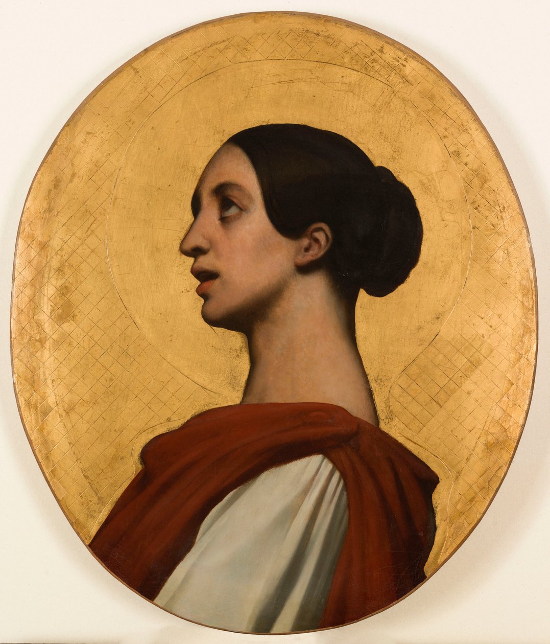 Portret van Pauline Viardot als de heilige Cecilia door Ary Scheffer