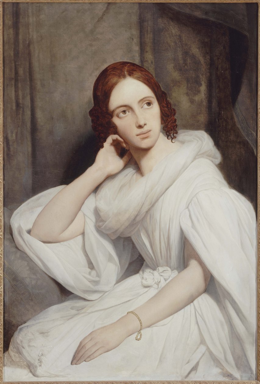 Portret van Sophie Marin, weduwe van luitenant-generaal Baudrand door Ary Scheffer