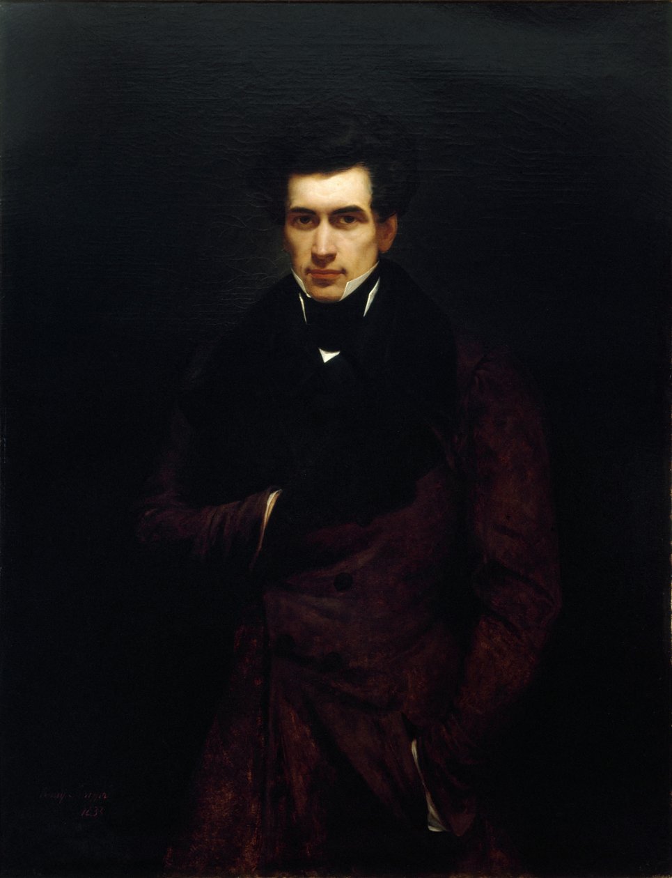 Portret van Armand Carrel 1800-1836, 1833 door Ary Scheffer