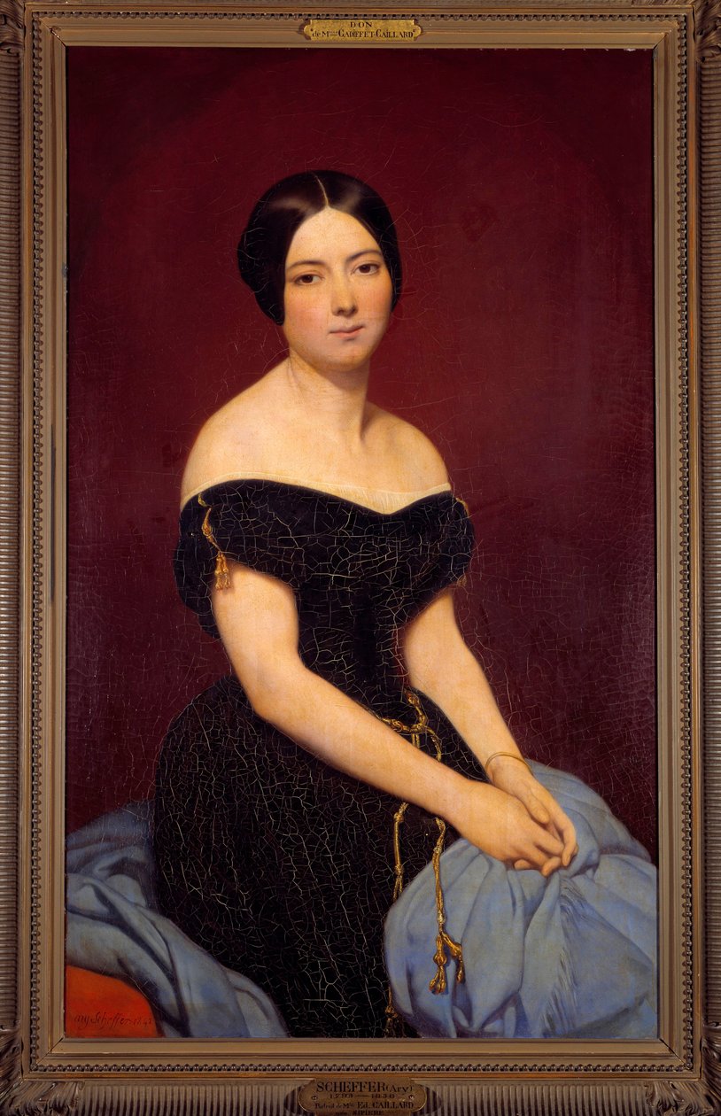 Portret van Madame Edmond Caillard, geboren Sipierre door Ary Scheffer