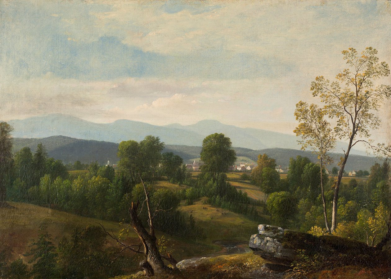Uitzicht op de vallei door Asher Brown Durand