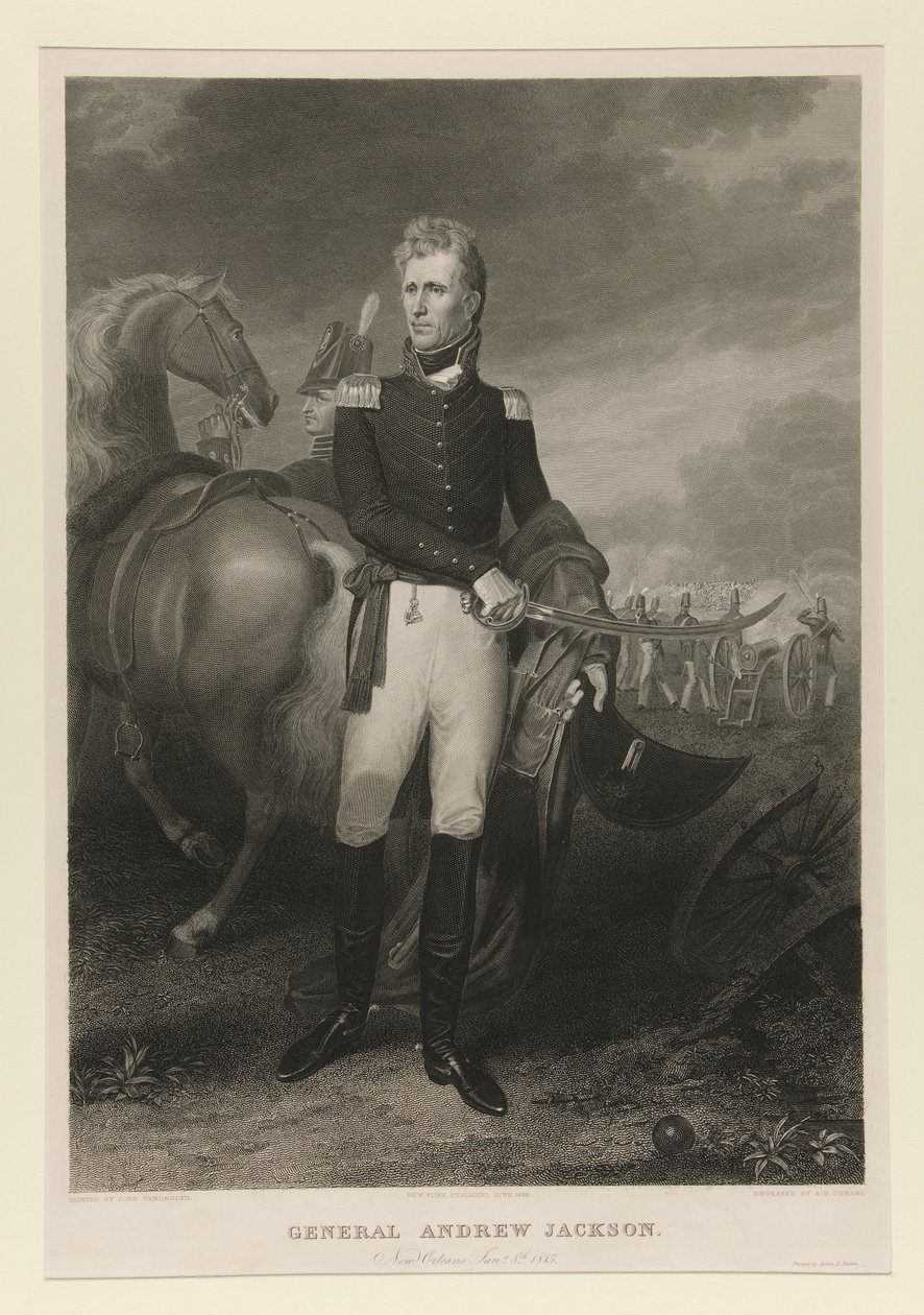 Generaal Andrew Jackson door Asher Brown Durand