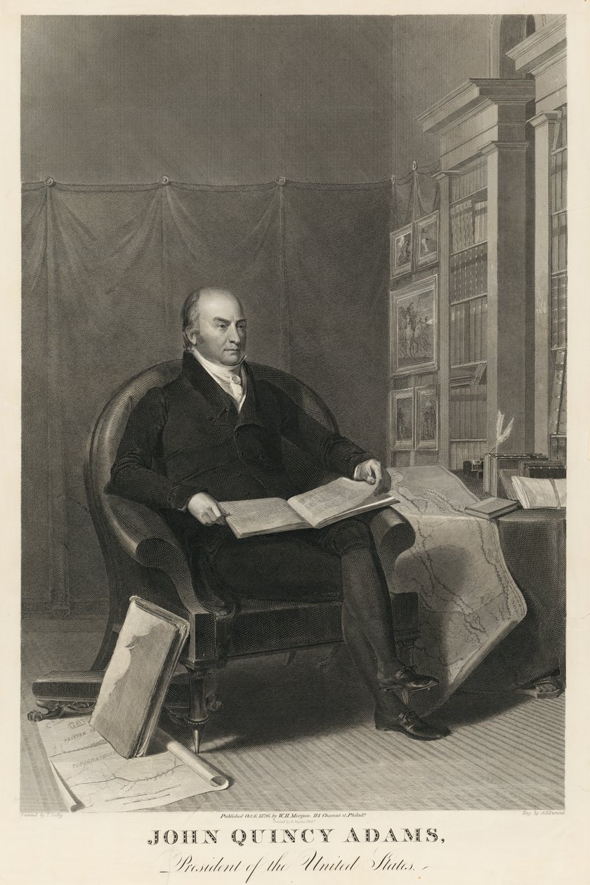 John Quincy Adams door Asher Brown Durand