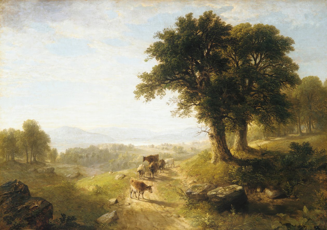 Rivierscène door Asher Brown Durand