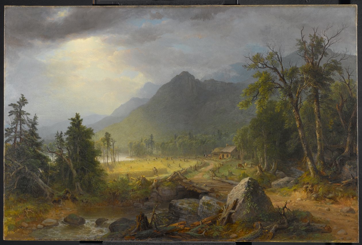 De eerste oogst in de wildernis door Asher Brown Durand