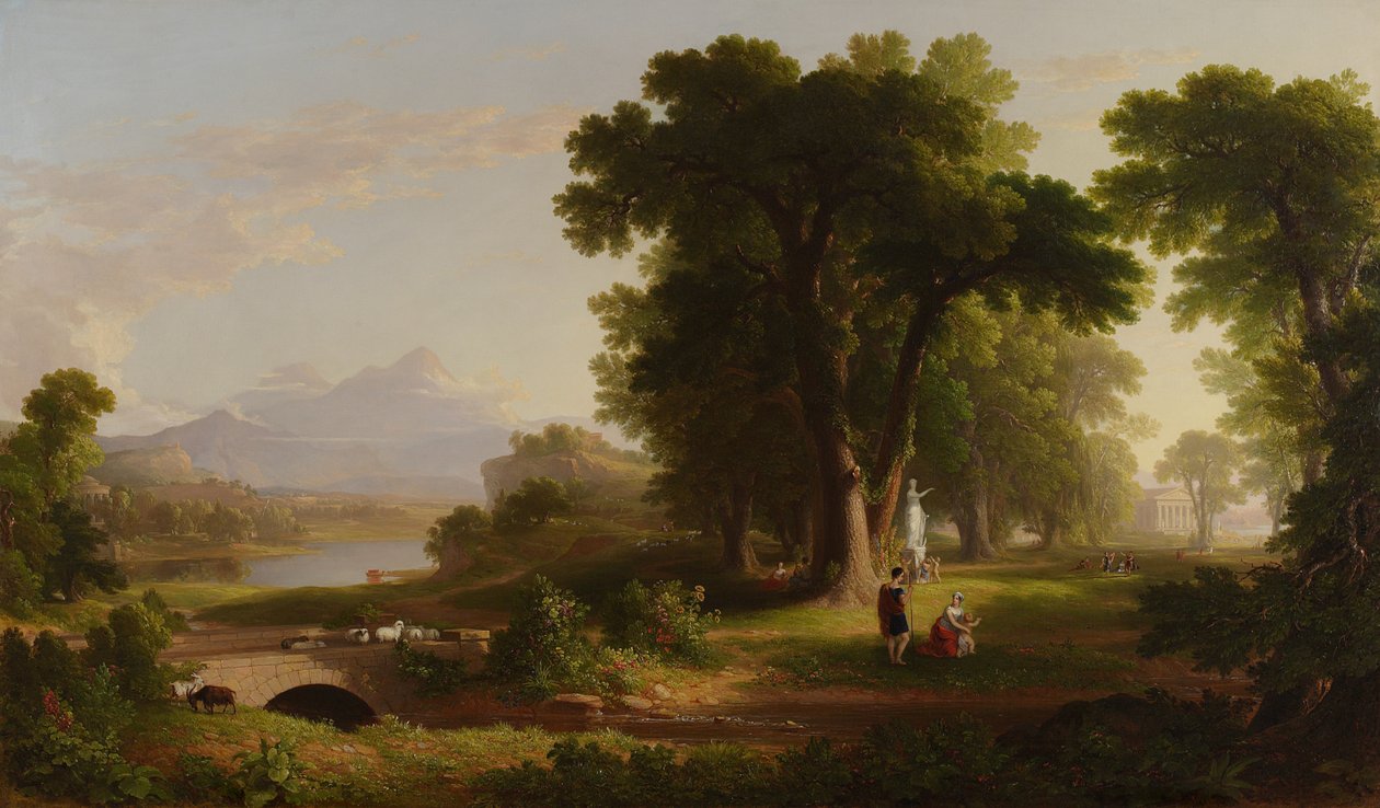 De ochtend van het leven door Asher Brown Durand