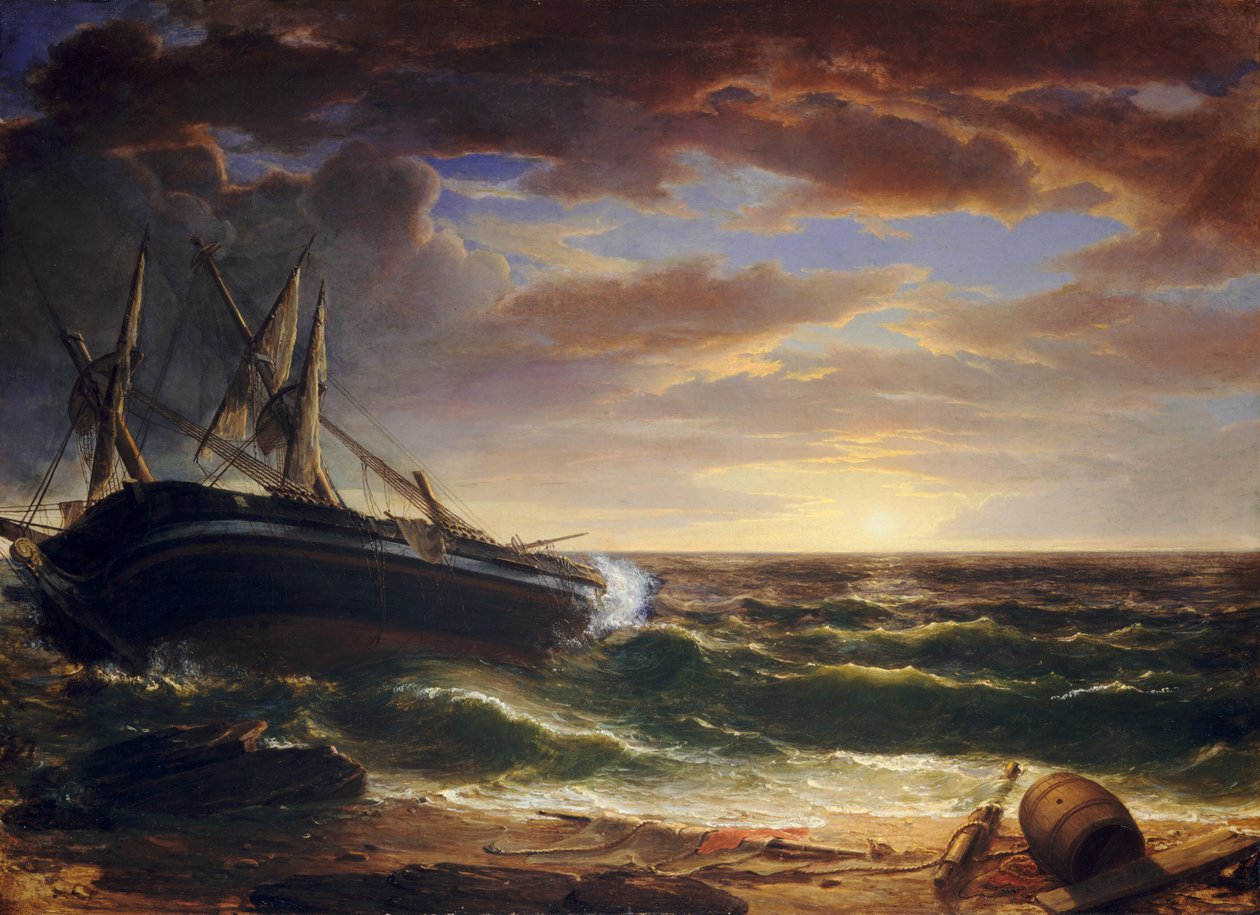 Het Gestrande Schip door Asher Brown Durand