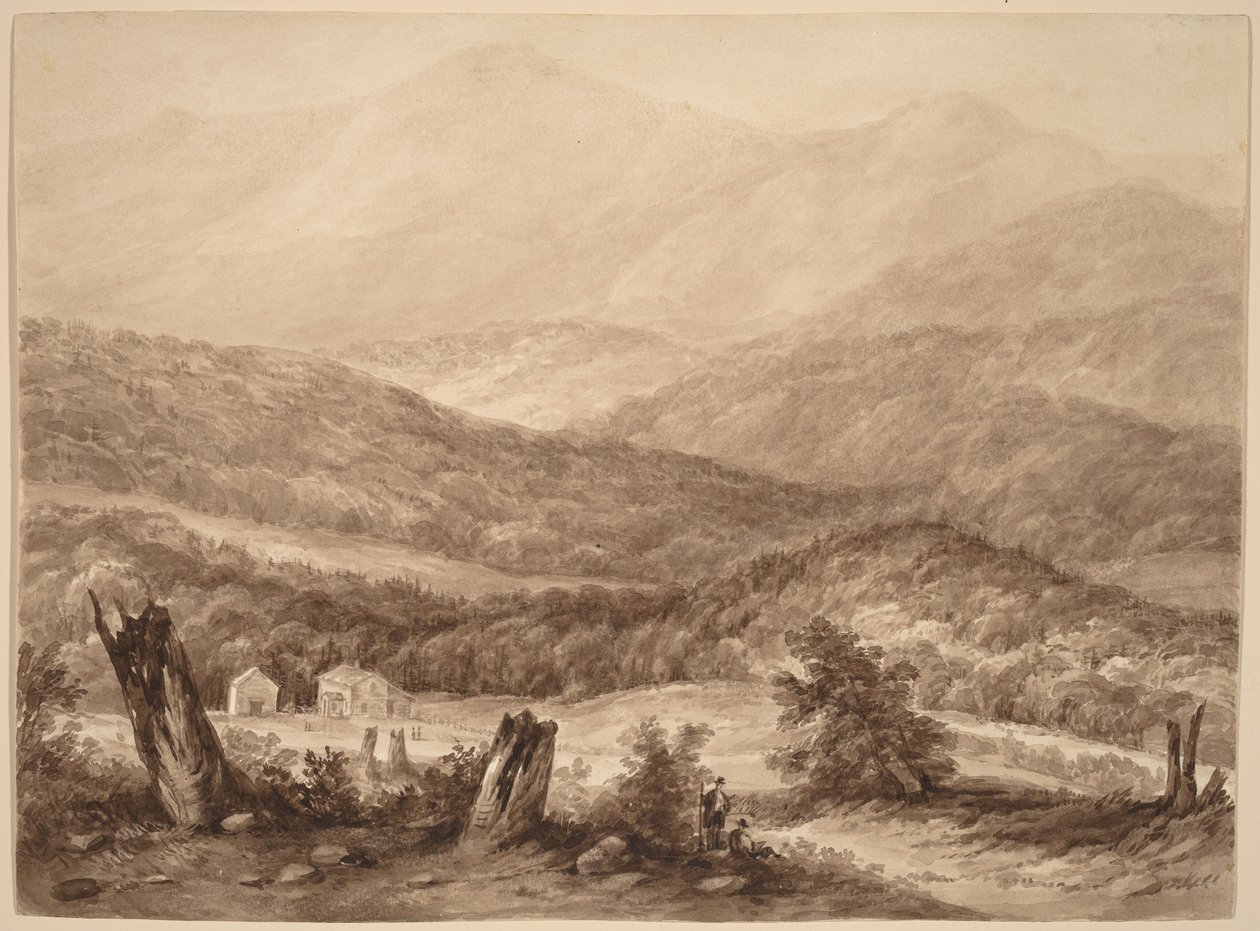 Witte Bergen (?) door Asher Brown Durand