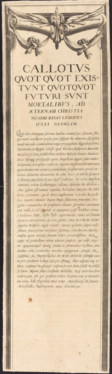 Het beleg van La Rochelle [plaat 8 van 16; set omvat 1952.8.97-112] door Assistant of Jacques Callot