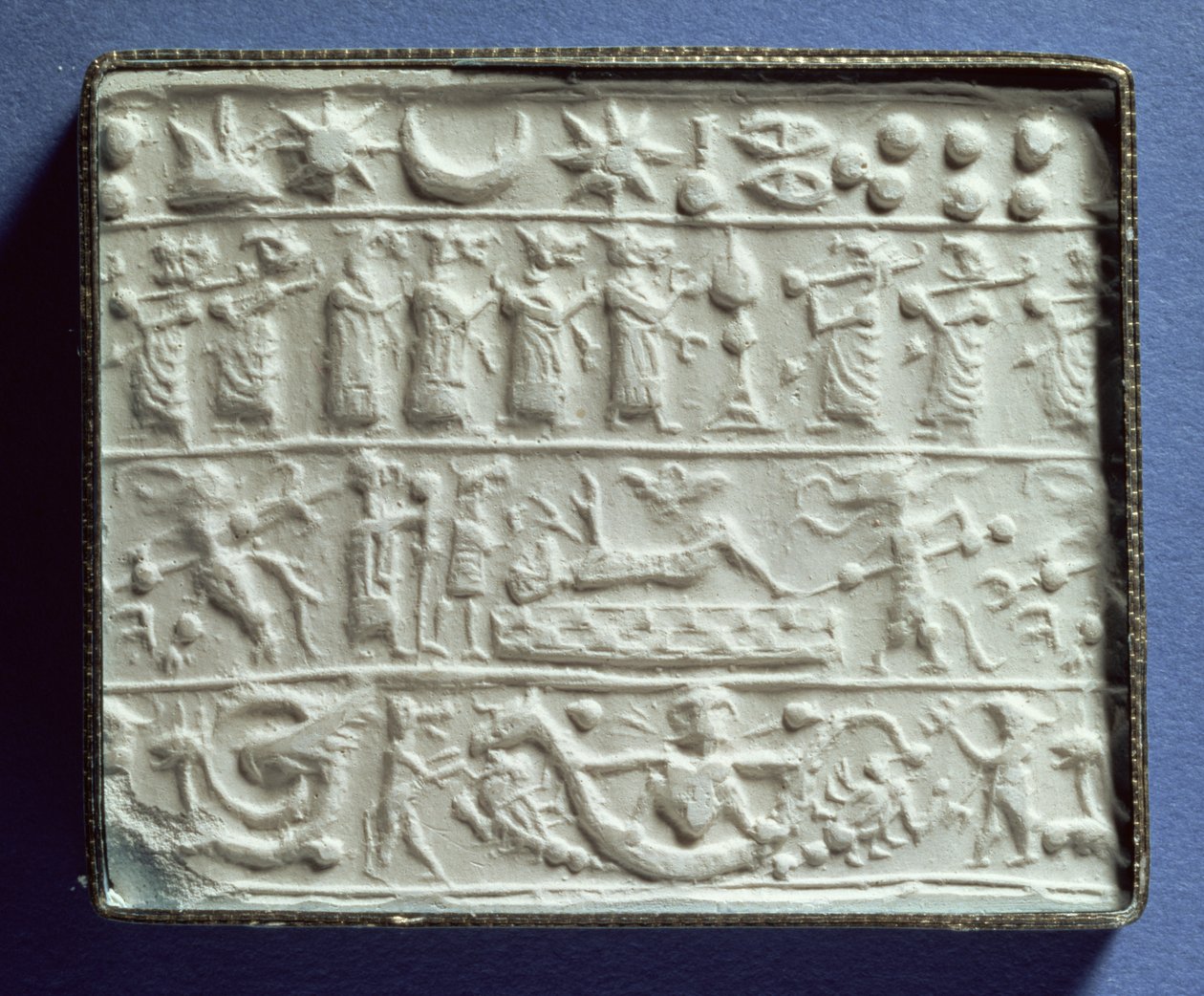 Cilinderzegelafdruk, Neo-Assyrische periode door Assyrian School