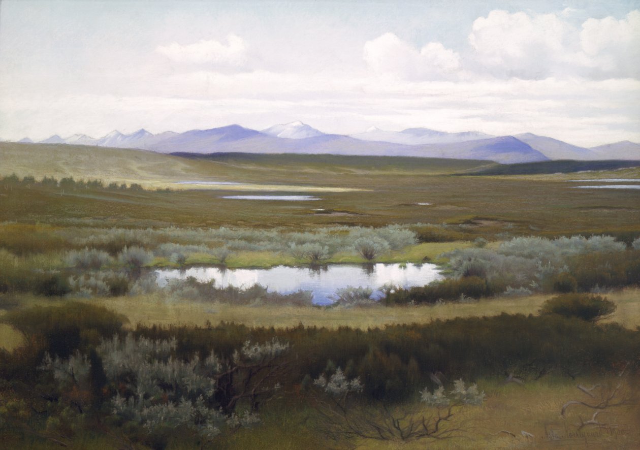 Landschap, Rondane door Asta Nørregaard