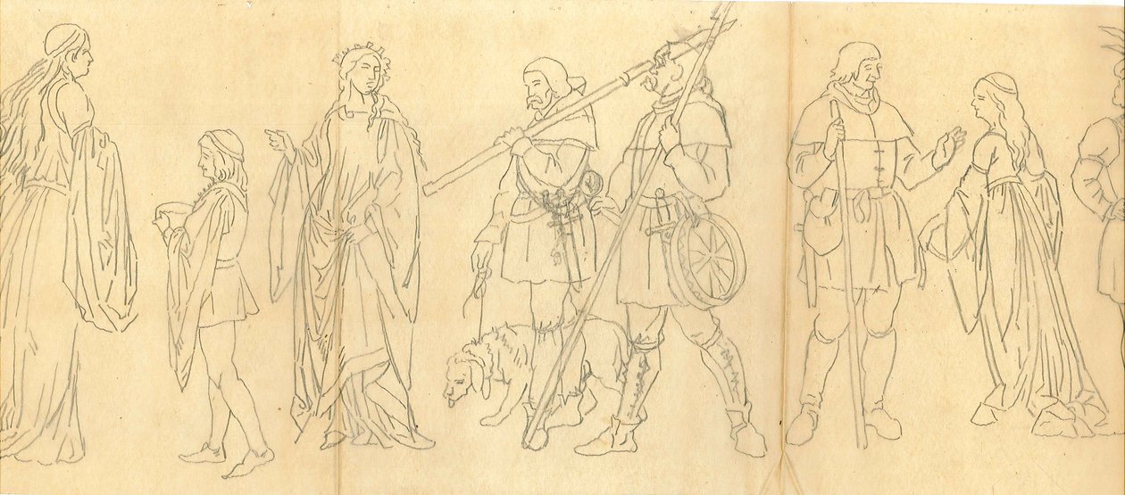 Ontwerp voor verschillende figuren door Atelier Cuypers Stoltzenberg