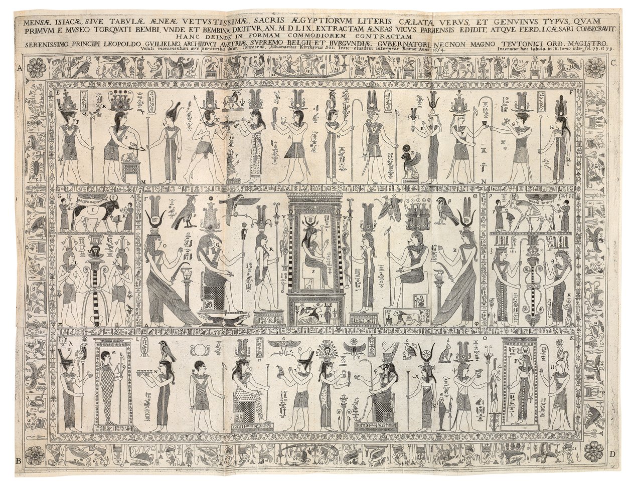 Oedipus Aegyptiacus door Athanasius Kircher