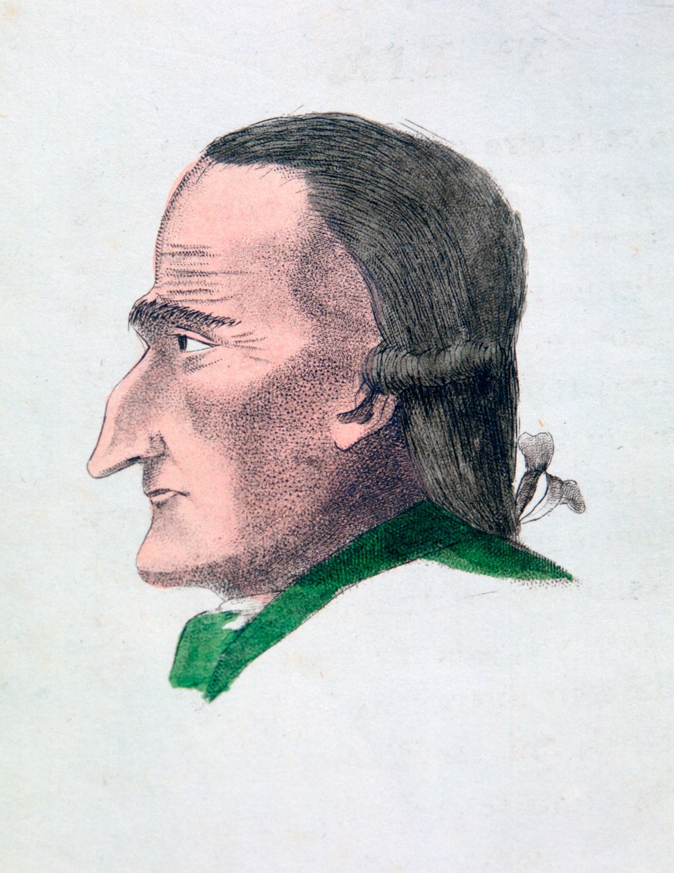 De gezichtskenmerken van een vrek, 1808 door Athanasius Kircher