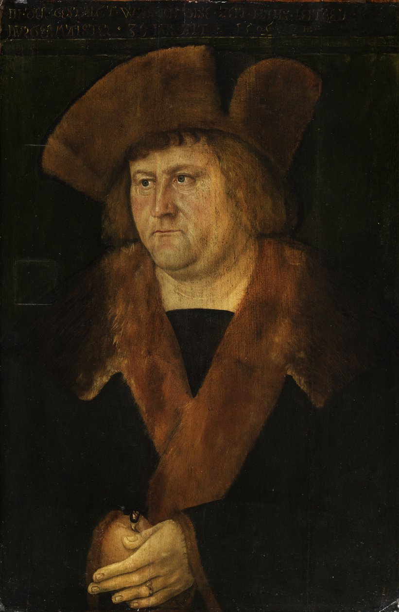Brosamer (attr) Portret van de burgemeester Hans Leitgeb 1506 door Attributed to Hans Brosamer
