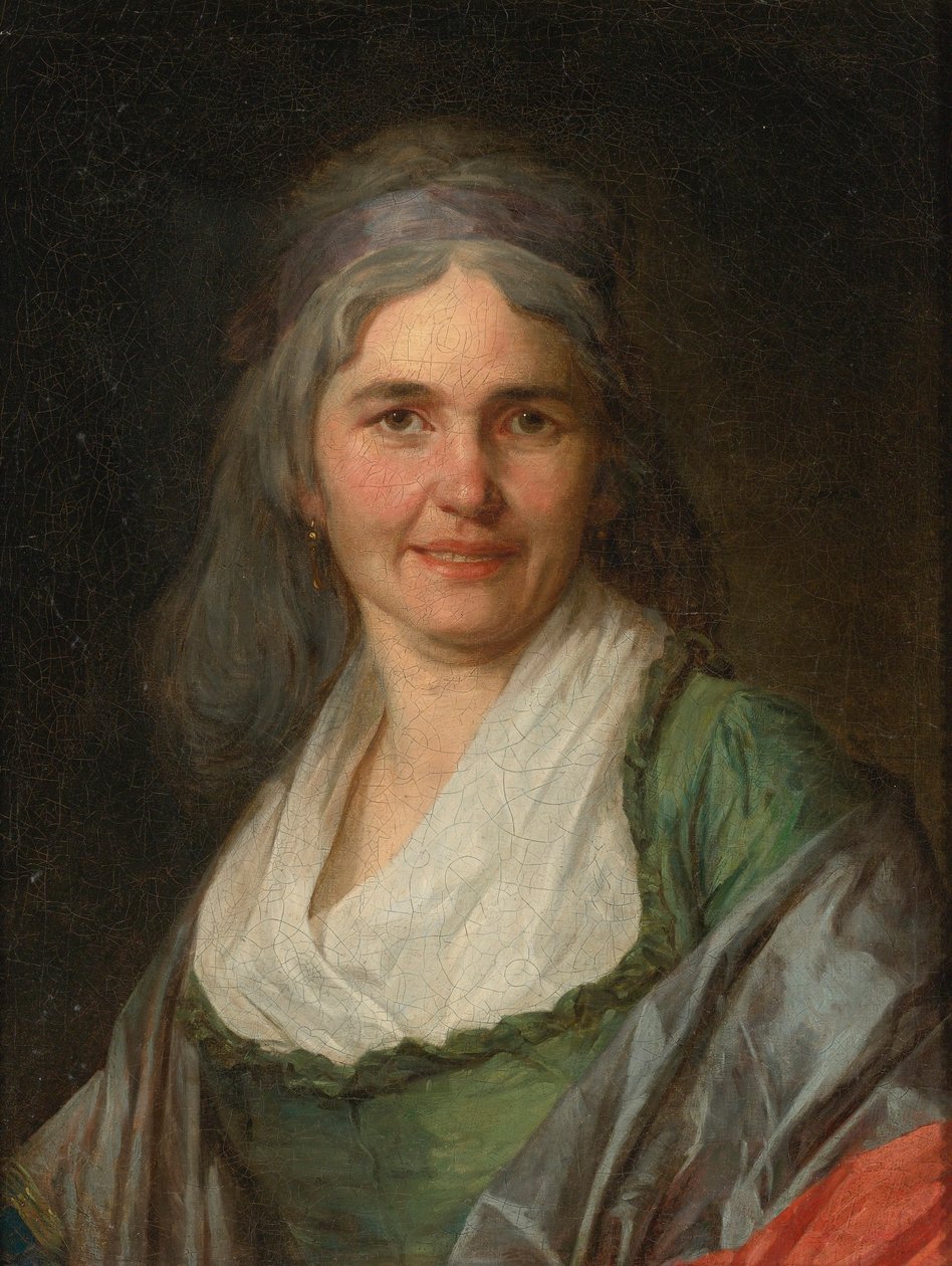 Toegeschreven aan Louis-Roland Trinquesse Portret van een vrouw door attributed to Louis Rolland Trinquesse
