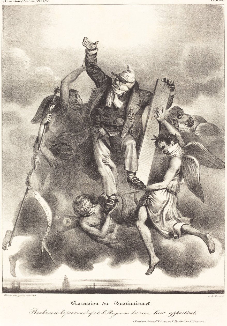 Ascension du Constitutionnel, 1830-1835 door Aubert