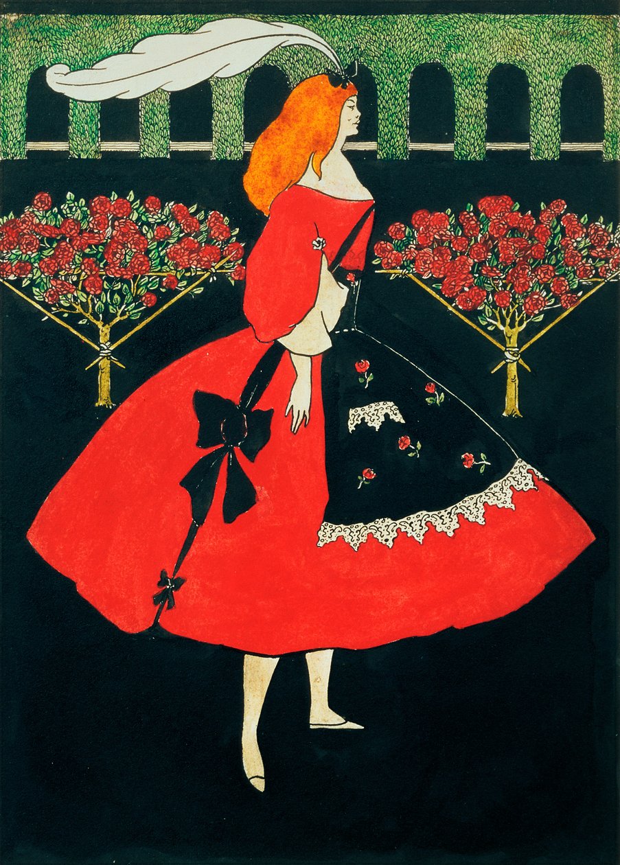 De Pantoffels van Assepoester, 1894 door Aubrey Beardsley