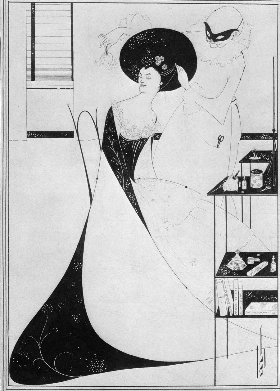 De Toilette van Salome, illustratie voor de Engelse editie van Oscar Wilde
