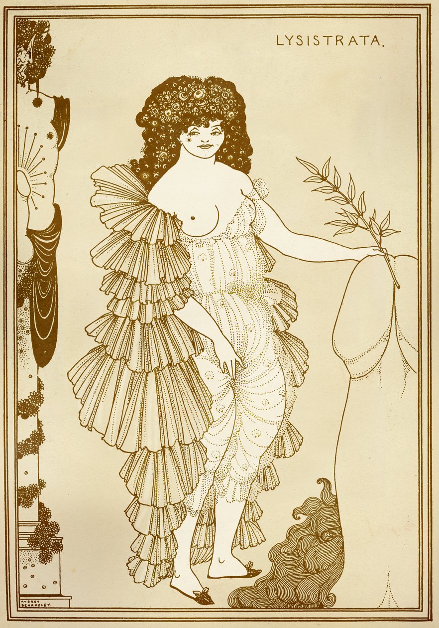 Aubrey Beardsley (1872-1898) illustratie voor 