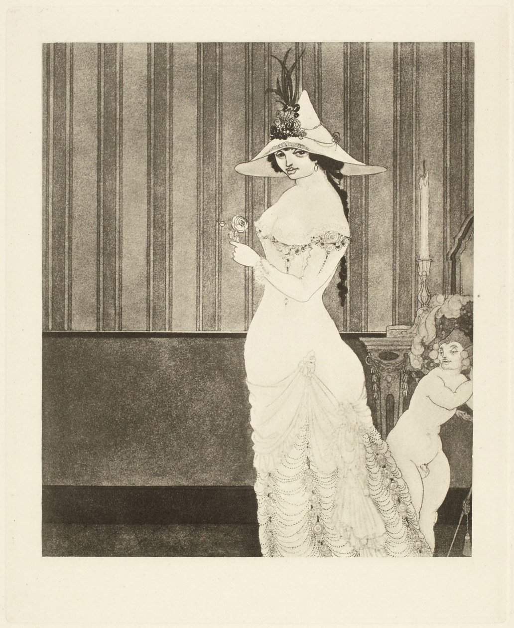 Vrouw door Aubrey Beardsley