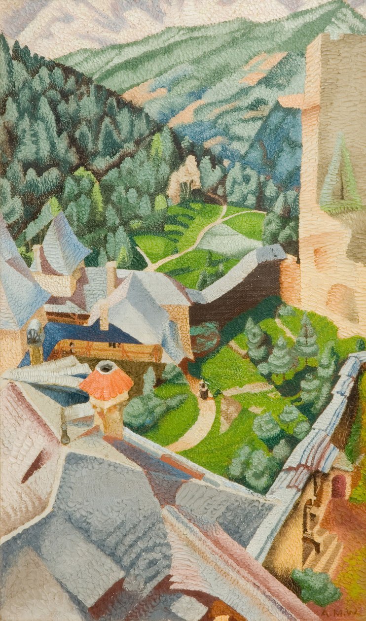 Burg, Finstergrun door Audrey Weber